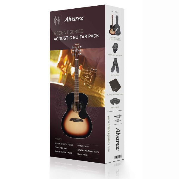 ALVAREZ Regent RF26SSB AGP Acoustic Guitar Pack Bundle Sunburst Zaranikas 1