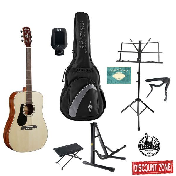 Alvarez Regent RD26L Dreadnought Premium Bundle Zaranikas