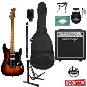 JET JS400 SB Stratocaster Premium Bundle Zaranikas