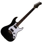 JET JS500 Stratocaster HH Electric Guitar Black Sparkle Zaranikas 0