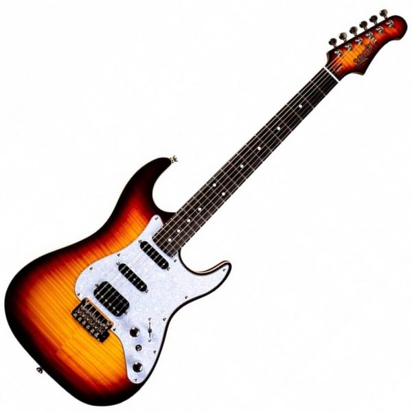 JET JS600 Stratocaster HSS Electric Guitar Sunburst Zaranikas 1