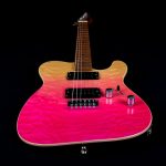 JET JT450 QTPK Telecaster HH Electric Guitar Quilted Trans. Pink Zaranikas 2