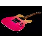 JET JT450 QTPK Telecaster HH Electric Guitar Quilted Trans. Pink Zaranikas 3