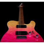 JET JT450 QTPK Telecaster HH Electric Guitar Quilted Trans. Pink Zaranikas 6
