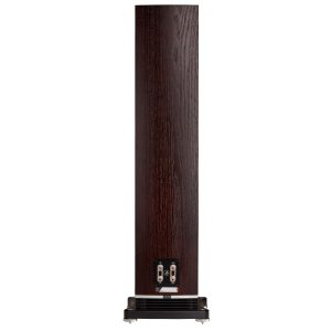 f501 rear dark oak small floorstander